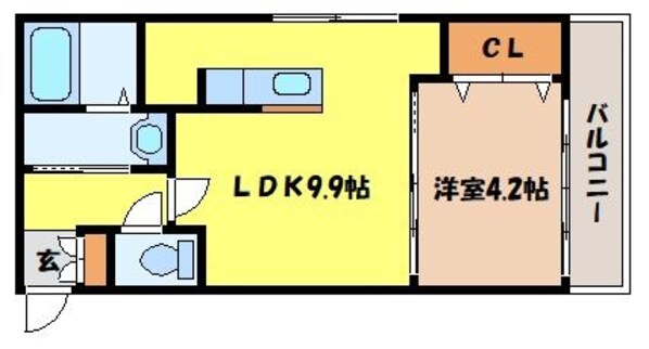 北２４条駅 徒歩12分 3階の物件間取画像